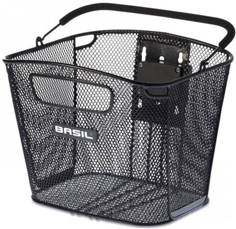Basil Bold Front KF - Canasta de bicicletas - Primero - Negro