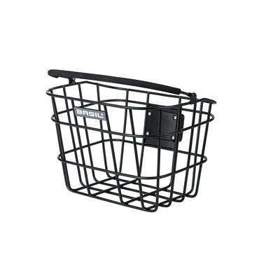 Basil Bremen Alu KF - Canasta de bicicletas - Primero - Negro