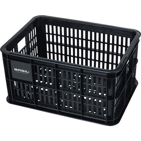 Basil Fietskrat S - Pequeño - 17.5 litros - Negro