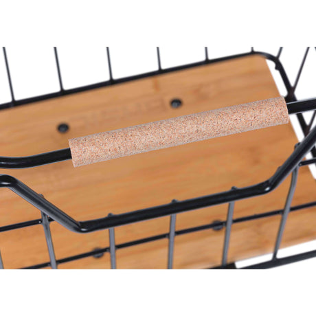 Cesta para bicicleta Basil nordland mik 23 litros 23 x 33 x 19 cm delantera y/o trasera negro marrón