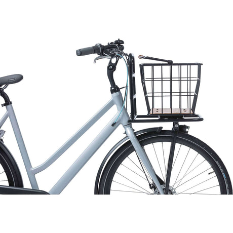 Cesta para bicicleta Basil nordland mik 23 litros 23 x 33 x 19 cm delantera y/o trasera negro marrón