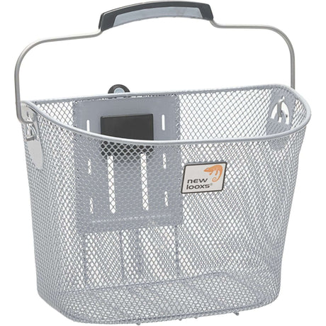 Basqueta de bicicleta Toscana Smartlock por 19 litros de plata