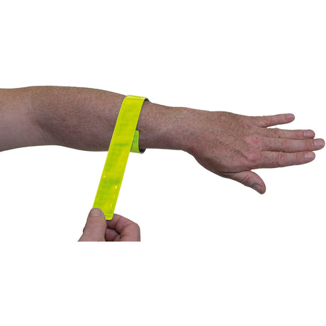 Reflector M-wave snapwrap brazos y piernas amarillo (2uds)