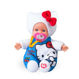 Muñeco bebe Nenuco blandito 15cm hello kitty con chupete
