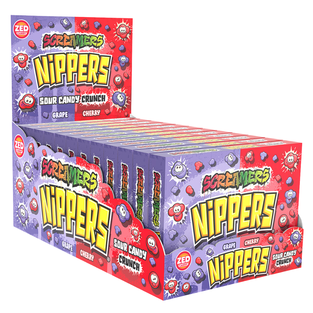 Zed candy nippers bolsillo cereza uva (16 piezas)