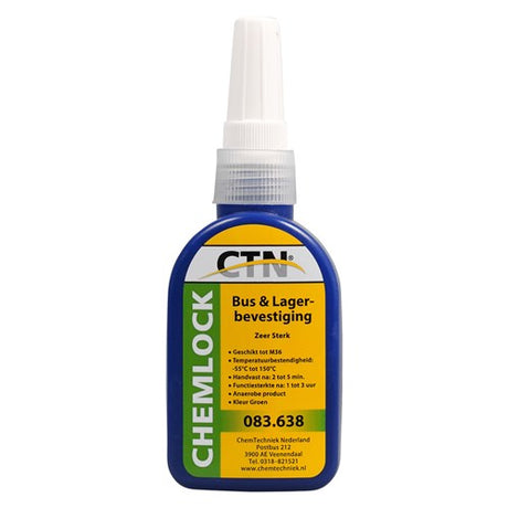 Loctite CTN 638 Beslighther Green muy fuerte 50 ml
