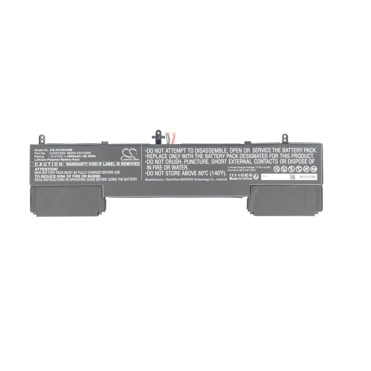 Batería del ordenador portátil 4500mah