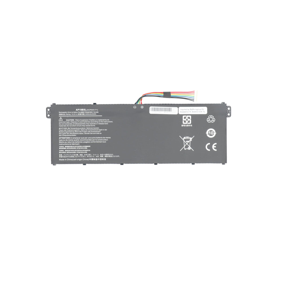 Batería del ordenador portátil 3400mah