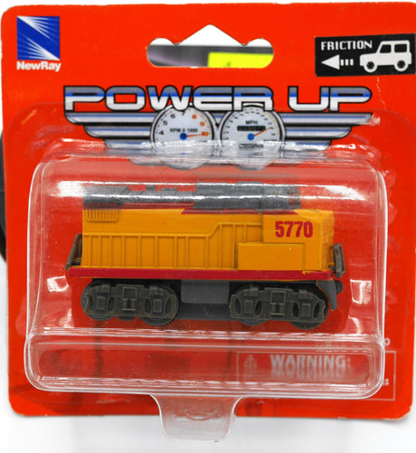 Locomotora metálica Mertex con accionamiento por fricción naranja