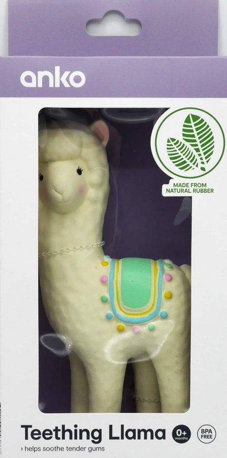 Anko – mordedor para bebé llama de caucho natural