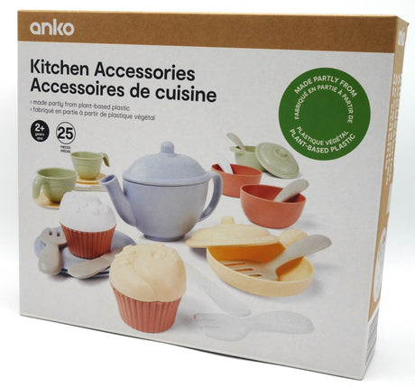 Juego de cocina de 25 piezas, todo para tu pausa para el café o el té.