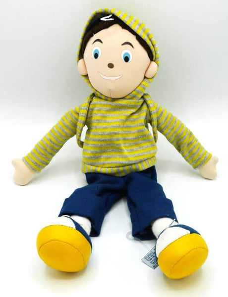 Muñeco de trapo Happy Horse, 36 cm de largo, amarillo