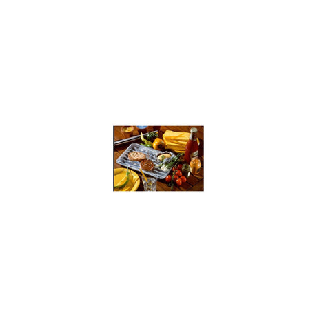 Bandejas para parrilla de aluminio Papstar, paquete de 5, 34,5x22,4