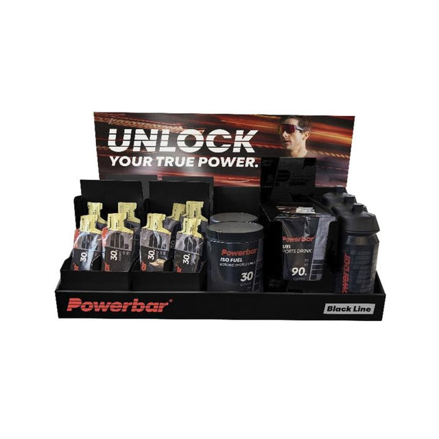 Display contador de líneas negras Powerbar (vacío)
