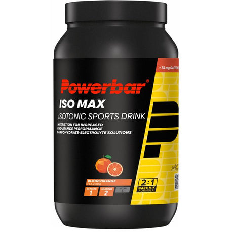 Powerbar isomax 1200 (1 x 1200gr) - naranja sanguina (cafeína)