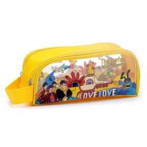Estuche transparente submarino amarillo de los beatles