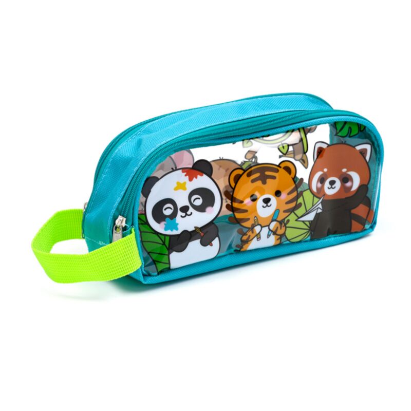 Estuche transparente animales salvajes Adoramals