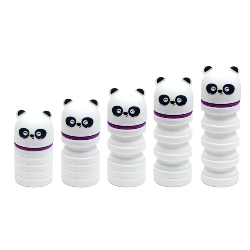 Adoramals estuche desplegable de silicona panda