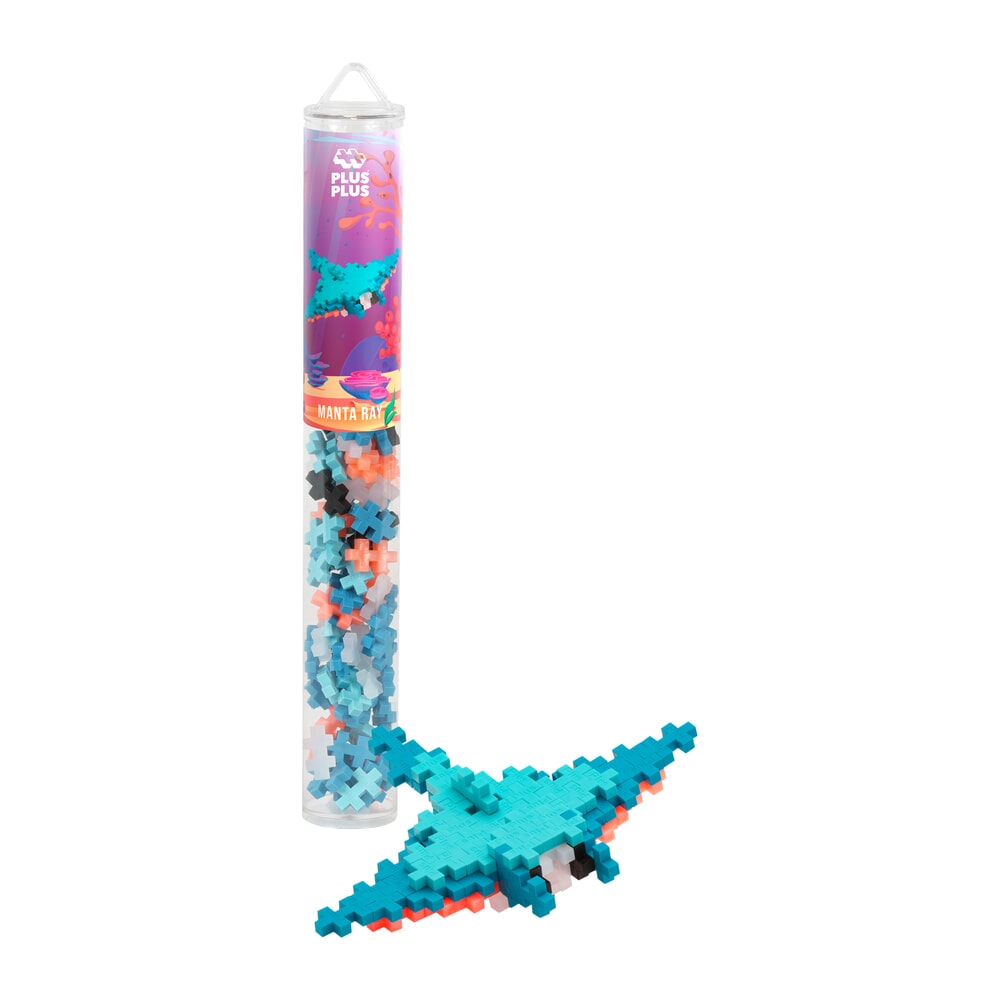 Plus plus plus-plus manta raya: tubo de 100 piezas (4326)