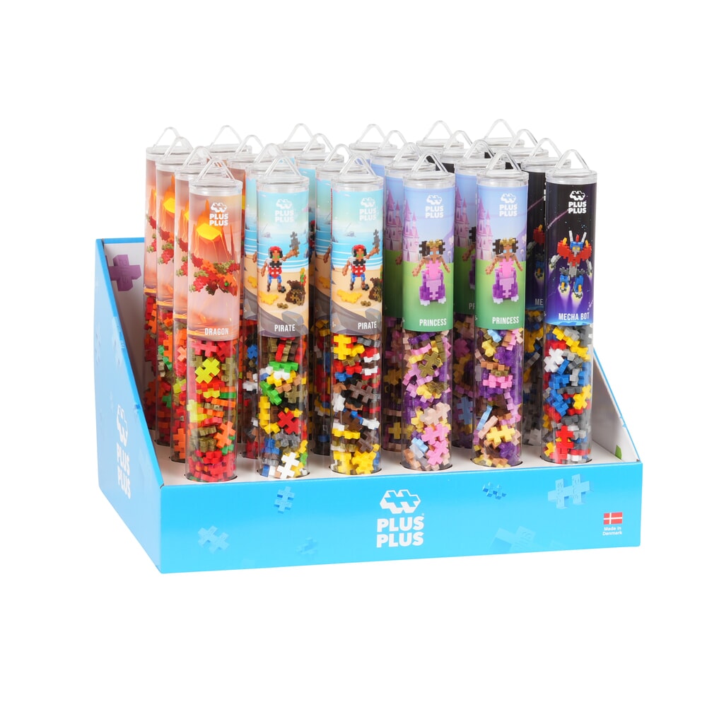 Plus plus caracteres 2: Tubo de 24 piezas display plus-plus (7286)