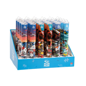 Plus plus transporte tubo expositor 24 piezas plus-plus (7410)
