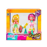 Pinypon top roller niñas 11cm con deco mini tatuajes