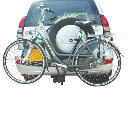 Portador de bicicletas Klick Fast II con soporte de matrícula 2 bicicletas