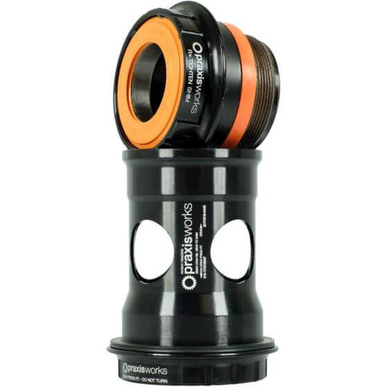 Adaptador pedalier Praxis m24 shimano osbb carretera 68mm