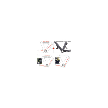Adaptador pedalier Praxis m24 shimano osbb carretera 68mm