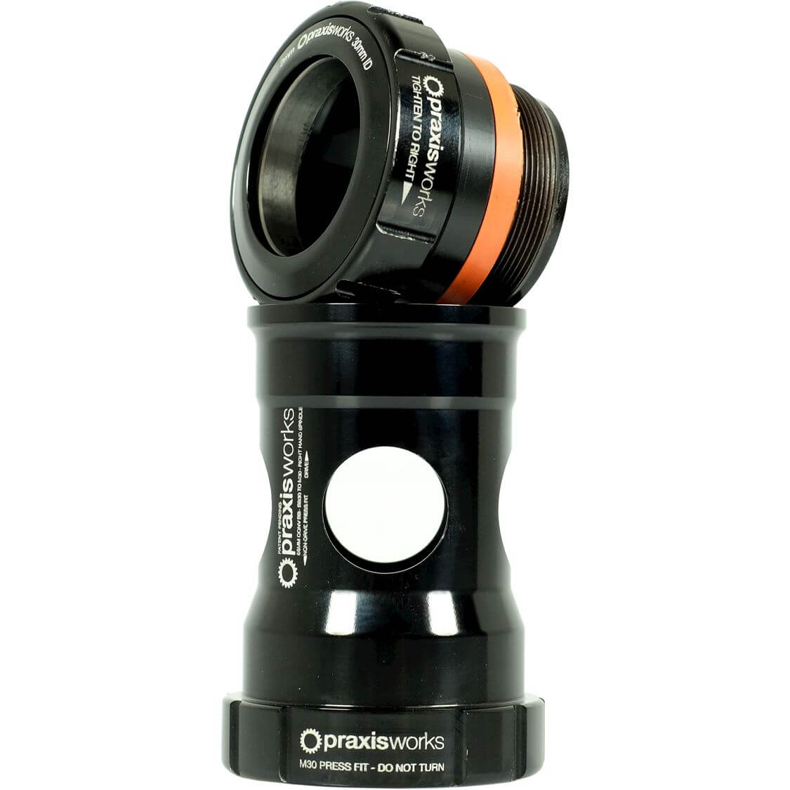 Adaptador de pedalier Praxis m30 bb30 pf30 carretera 68mm
