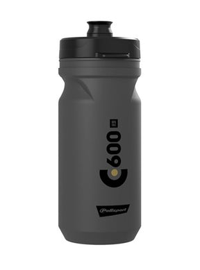 Bidón Polisport 600ml gris negro