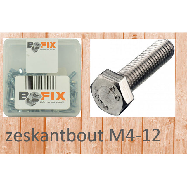 Bofix Hexagon Bolt M4X12 (50)