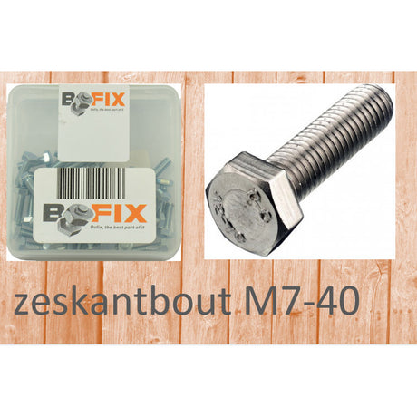 Bofix Hexagon Bolt M7-40 (25)