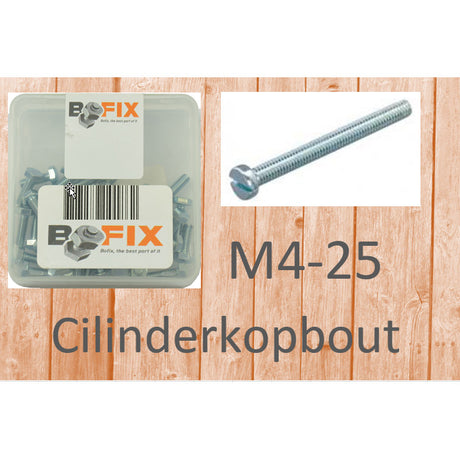 Bofix Cylinder Head Bolt M4X25 galvanizado (50)