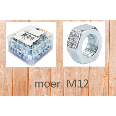 Tuerca bofix m12 galvanizada (25 uds)