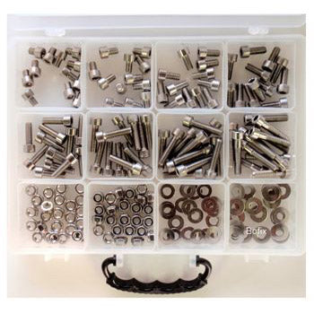Bofix 214909 Rango de caja 12 VAKS ZEHUSB.RVS M8 + NUTS