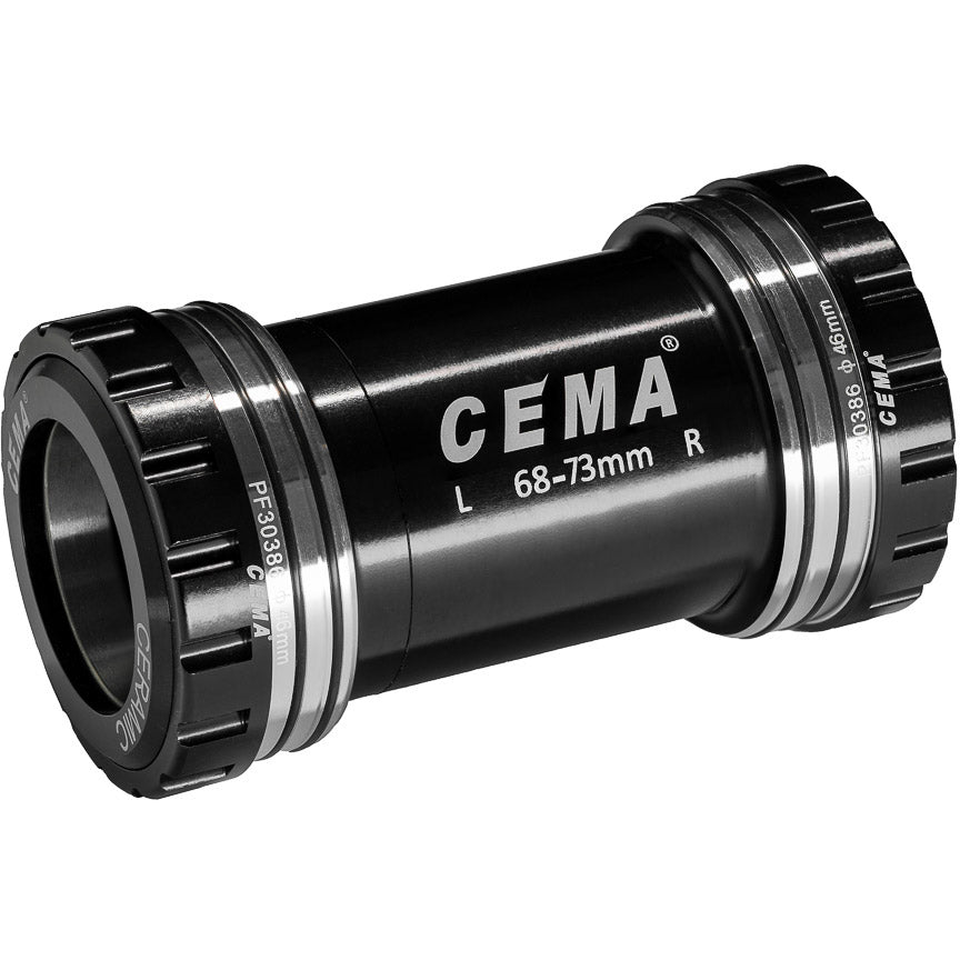 Cema Bracketas PF30 Interlock FSA386 Rotor3d+(30 mm) Ker-Zwart