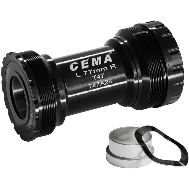 Cema Bracketas T47A SRAM GXP de acero inoxidable Negro