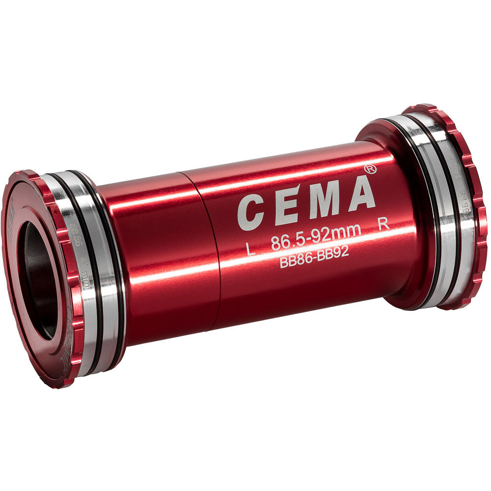Cema Bracketas BB86-BB92 Int. Shimano-rvs rojo