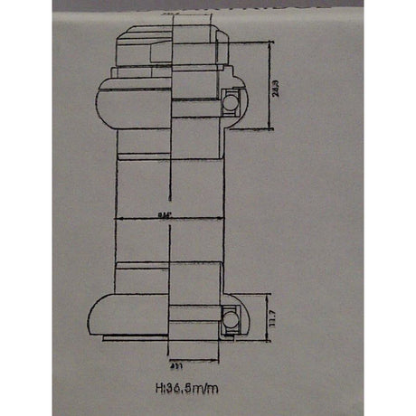 Tecora E Ball Head Set1 1 1 8 pulgadas Carto de alambre Alu 30.0 Cono pulido