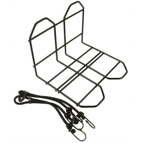 Mezaje de equipaje de 28 cm de acero negro