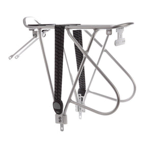 Massload AchterDrager Alu con espinillera, plata