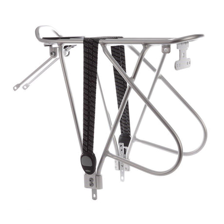 Massload AchterDrager Alu con espinillera, plata