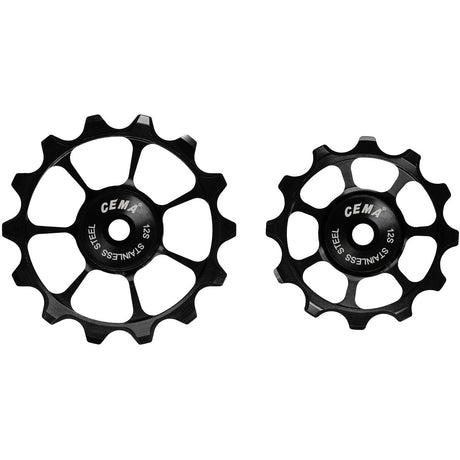 Cema Deraaleur Swies Acero inoxidable Shimano 12V Negro