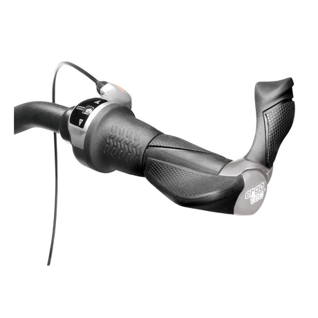 Ergotec par de tiradores mf2 kraton aluminio 130 + 87 mm - negro