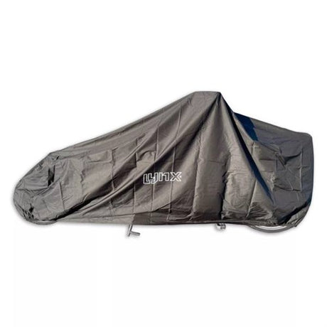 Cubierta de bicicleta de carga de 2 ruedas Lynx - Polyéster de Oxford 300D - impermeable - anti -theft - negro