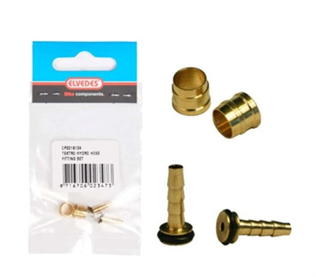 Elvedes anillo de sujeción hidro oliva + inserto tektro 5,5 mm juego de 2