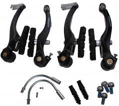 V-Brake REM-Set Negro delantero + trasero completo