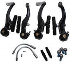 V-Brake REM-Set Negro delantero + trasero completo
