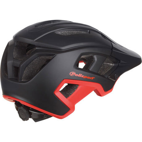Casco de bicicleta PoliSport Mountain Pro M 55-58 cm Rojo negro